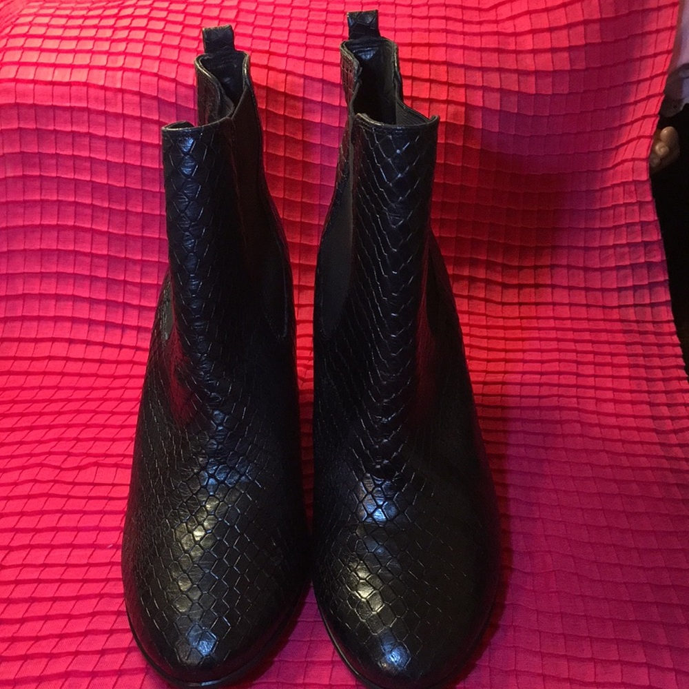 Ecco Black Ankle Boots